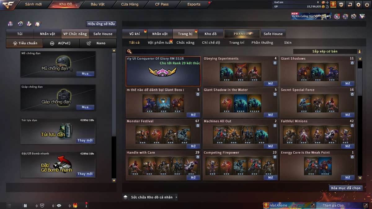 shop acc cf uy tin gia re